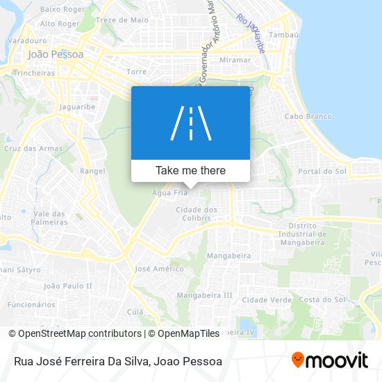 Mapa Rua José Ferreira Da Silva