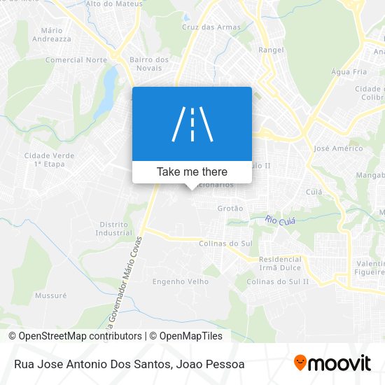 Rua Jose Antonio Dos Santos map