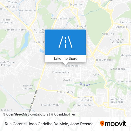 Rua Coronel Joao Gadelha De Melo map