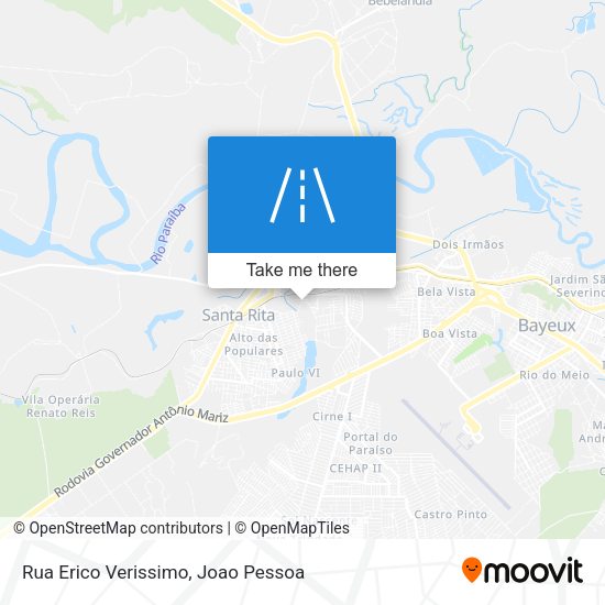 Rua Erico Verissimo map