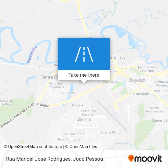 Rua Manoel José Rodrigues map