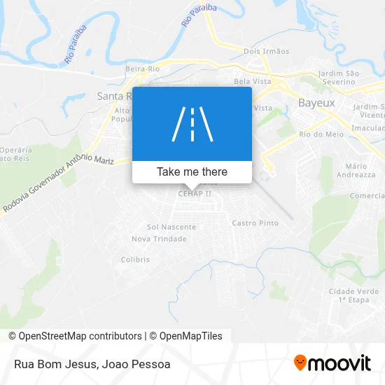 Rua Bom Jesus map