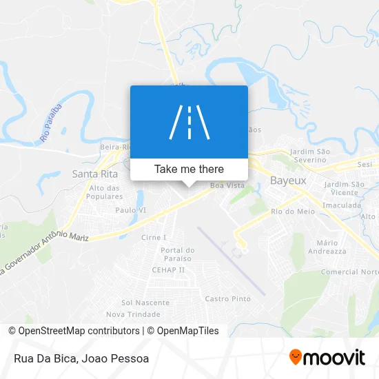 Rua Da Bica map