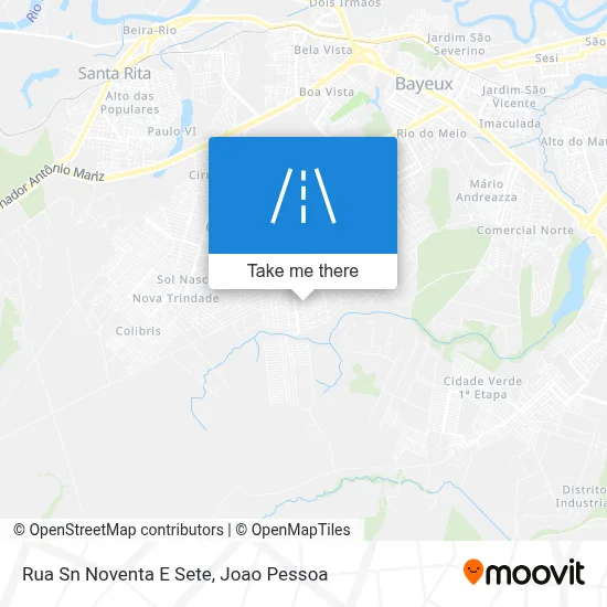 Rua Sn Noventa E Sete map