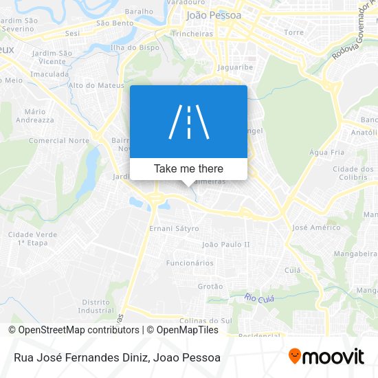 Rua José Fernandes Diniz map