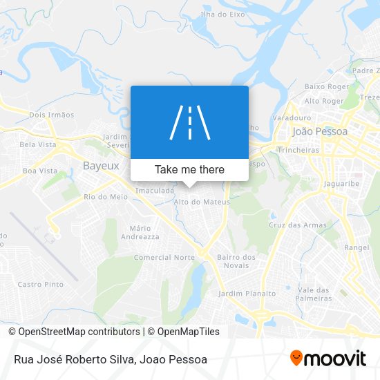 Rua José Roberto Silva map