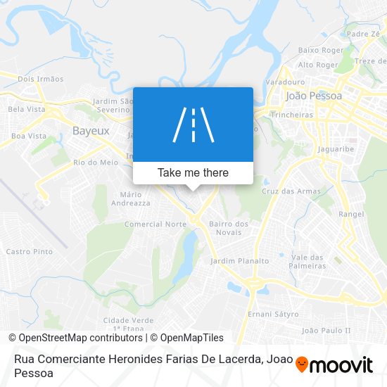Rua Comerciante Heronides Farias De Lacerda map