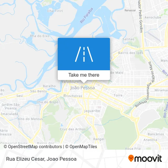 Rua Elizeu Cesar map