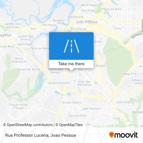 Rua Professor Lucena map