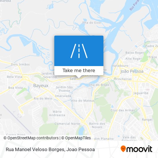 Rua Manoel Veloso Borges map