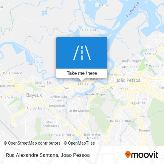 Rua Alexandre Santana map