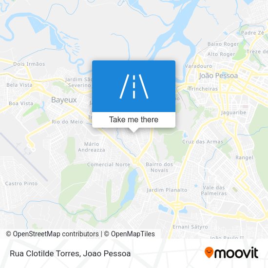 Rua Clotilde Torres map