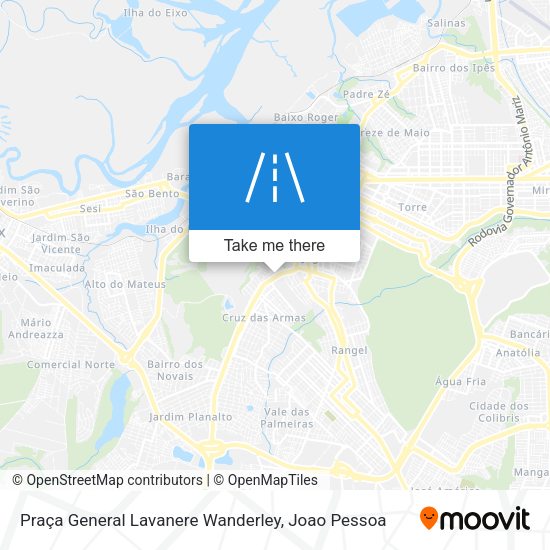Praça General Lavanere Wanderley map