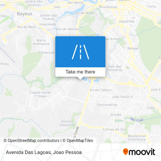 Avenida Das Lagoas map