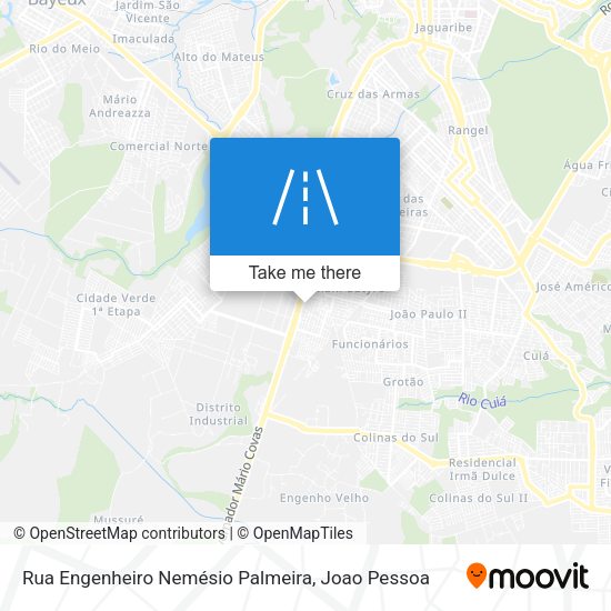 Rua Engenheiro Nemésio Palmeira map