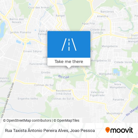 Rua Taxista Ântonio Pereira Alves map