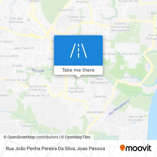 Mapa Rua João Penha Pereira Da Silva