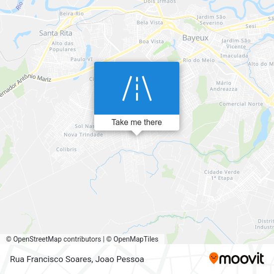 Rua Francisco Soares map