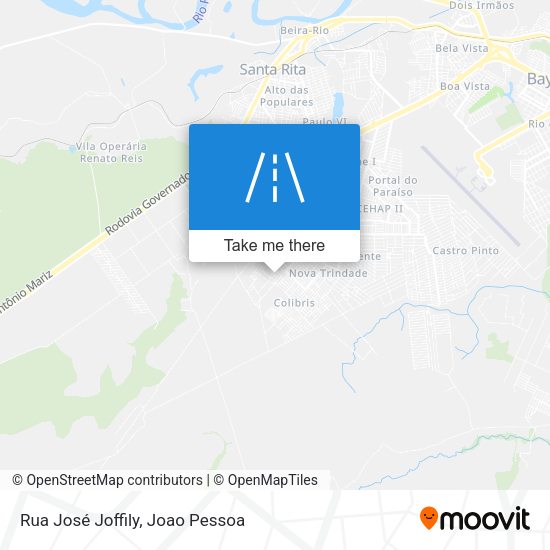 Rua José Joffily map