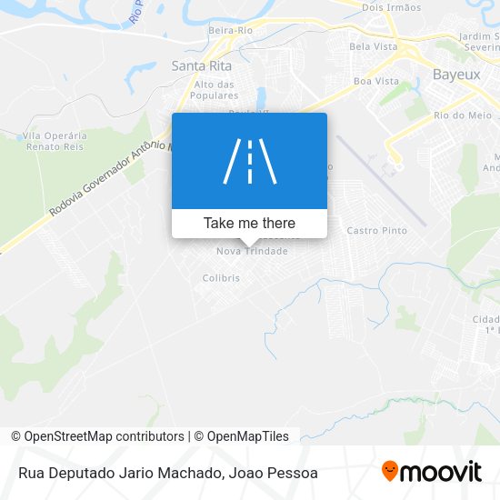 Rua Deputado Jario Machado map