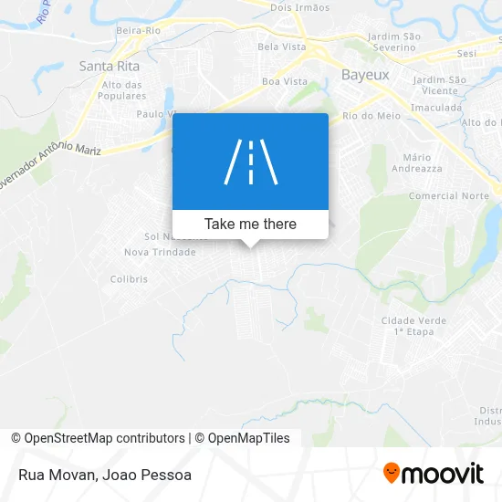 Rua Movan map