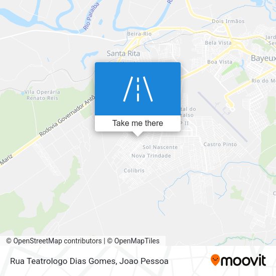 Rua Teatrologo Dias Gomes map