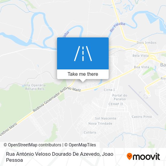 Rua António Veloso Dourado De Azevedo map