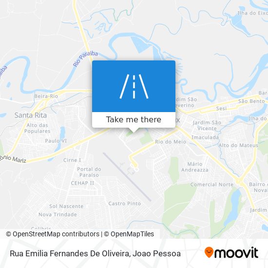 Rua Emilia Fernandes De Oliveira map