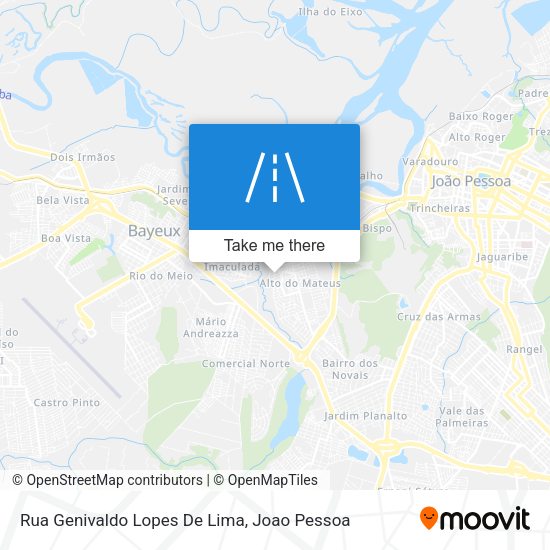 Rua Genivaldo Lopes De Lima map