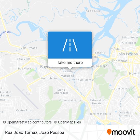 Rua João Tomaz map