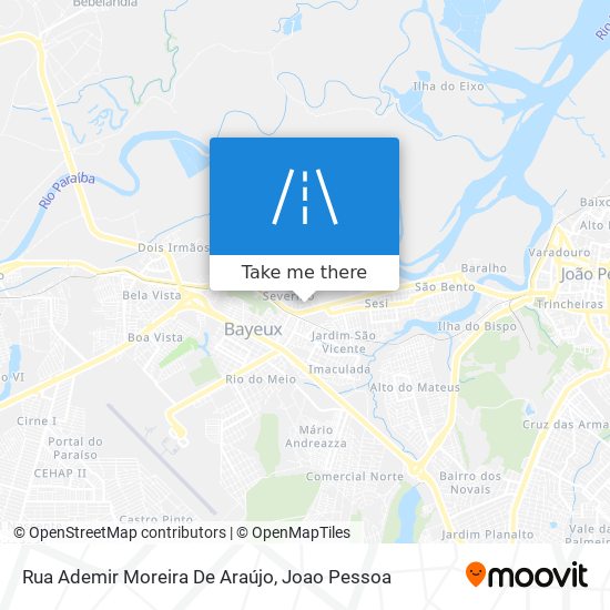 Rua Ademir Moreira De Araújo map