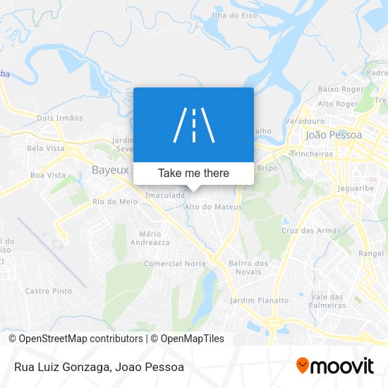 Rua Luiz Gonzaga map