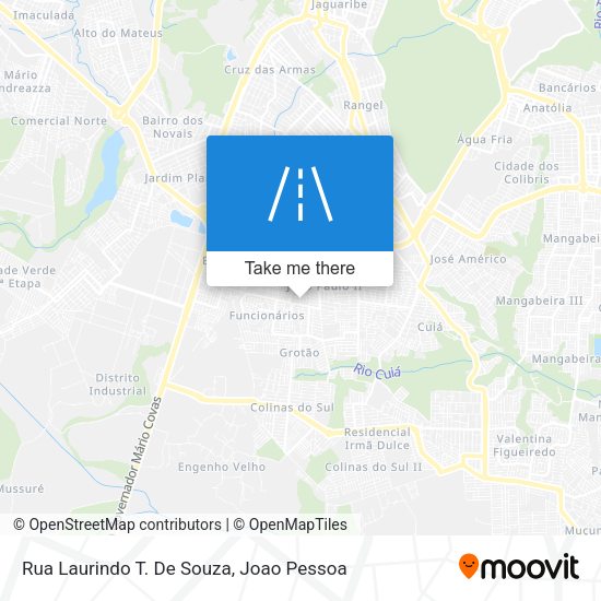 Rua Laurindo T. De Souza map