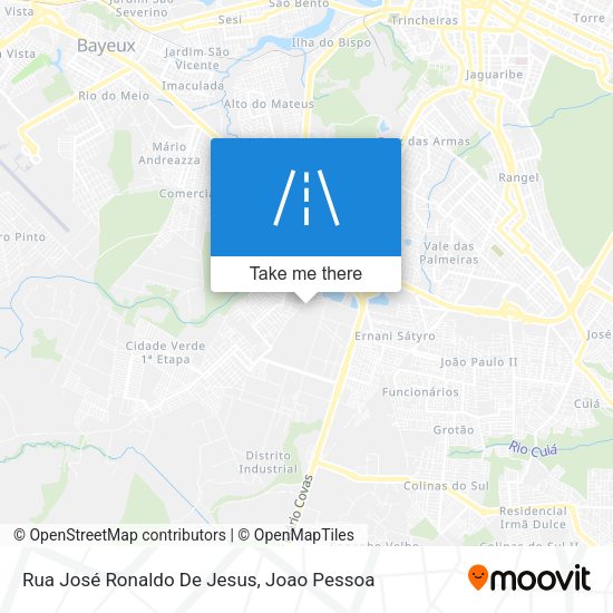 Rua José Ronaldo De Jesus map