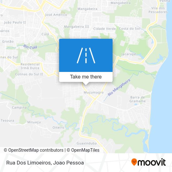 Rua Dos Limoeiros map