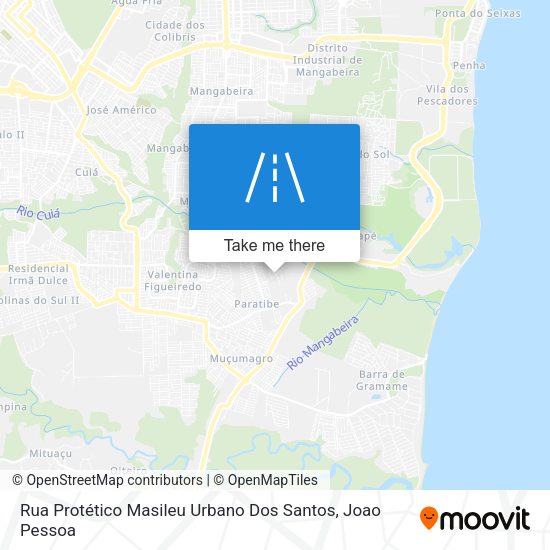 Rua Protético Masileu Urbano Dos Santos map