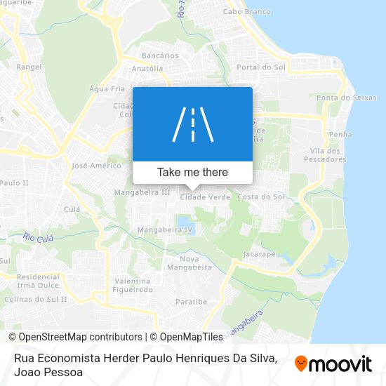 Rua Economista Herder Paulo Henriques Da Silva map