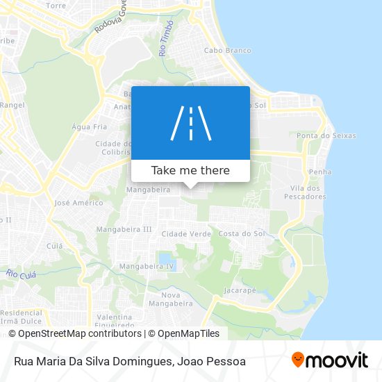 Mapa Rua Maria Da Silva Domingues