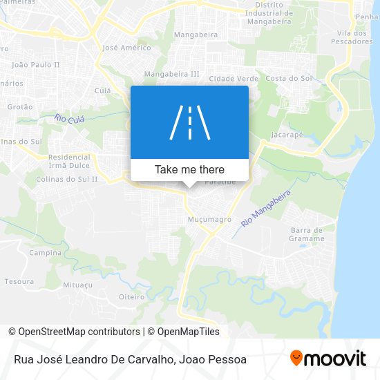 Rua José Leandro De Carvalho map