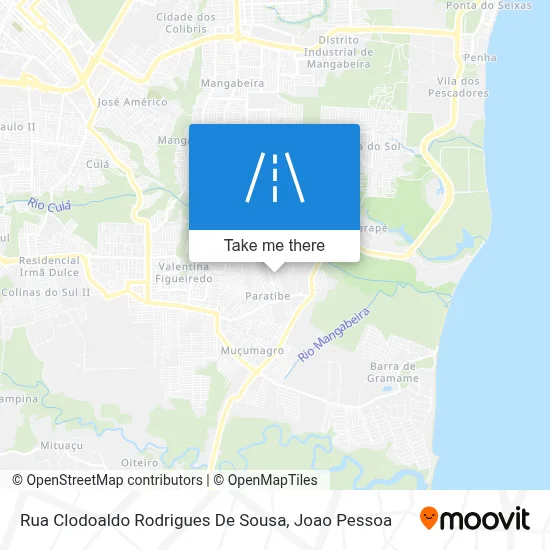 Rua Clodoaldo Rodrigues De Sousa map
