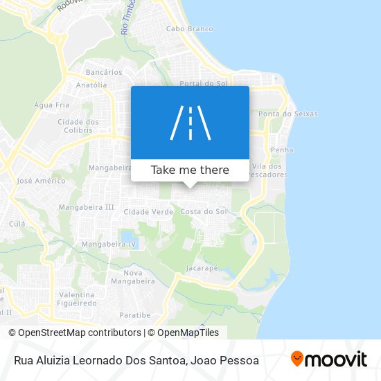 Rua Aluizia Leornado Dos Santoa map