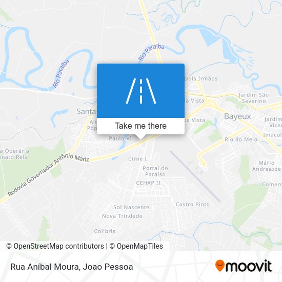 Rua Aníbal Moura map