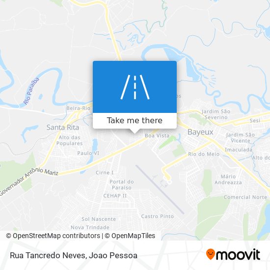 Rua Tancredo Neves map