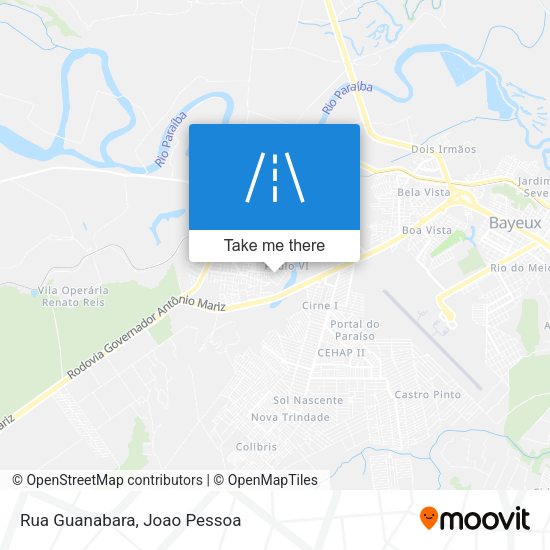 Rua Guanabara map