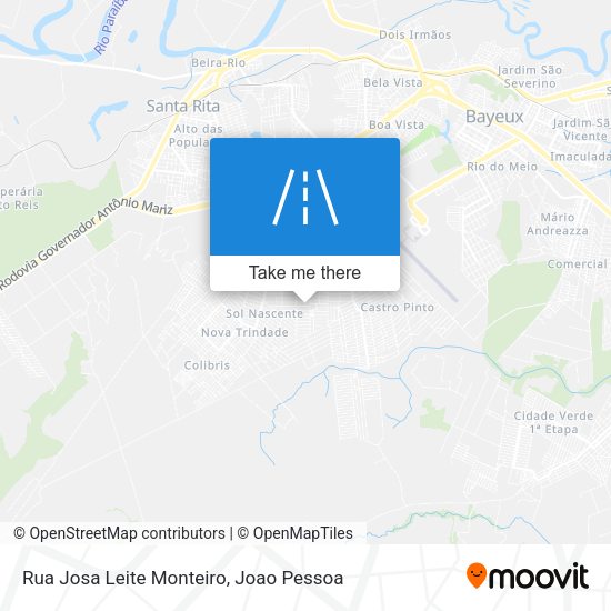 Rua Josa Leite Monteiro map