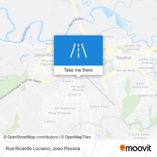 Rua Ricardo Luciano map