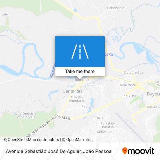 Avenida Sebastião José De Aguiar map