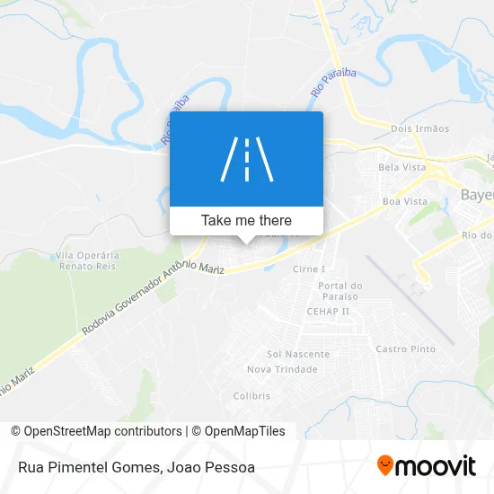 Rua Pimentel Gomes map
