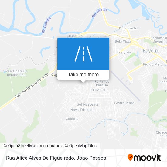 Rua Alice Alves De Figueiredo map