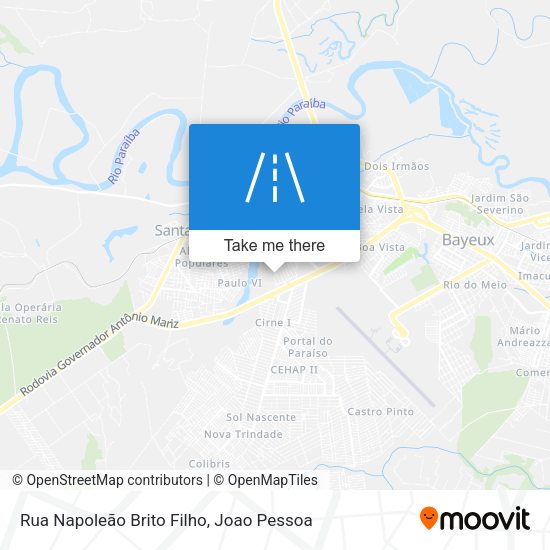 Rua Napoleão Brito Filho map